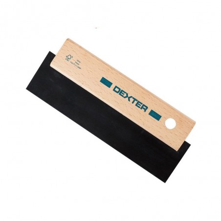 Raclette en caoutchouc avec manche en bois l.195 mm -  - meilleure qualité