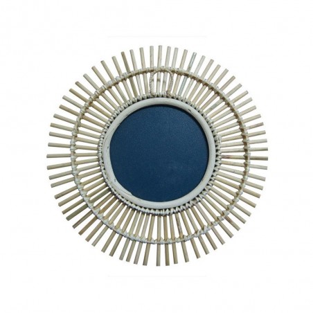 Miroir rond bamboo naturel diam. 30 cm -  - meilleure qualité