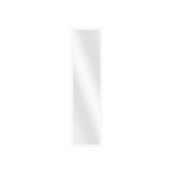 Miroir rectangulaire de porte blanc