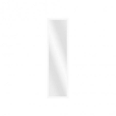 Miroir rectangulaire de porte blanc