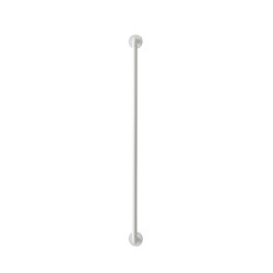 Tringle a rideau curve diam.10 mm blanc mat 40 a 70 cm -  - meilleure qualité