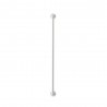 Tringle a rideau curve diam.10 mm blanc mat 40 a 70 cm -  - meilleure qualité