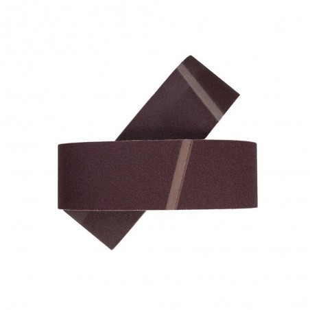 Lot de 3 bandes abrasives 75 x 533 mm grains assortis