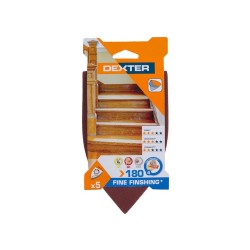 Lot de 5 patins abrasifs105 X 175 mm Grains 180