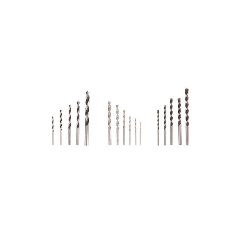 Coffret de 16 forêts bois-métal-béton