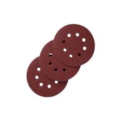 Lot de 10 disques abrasifs grains assortis 125 mm