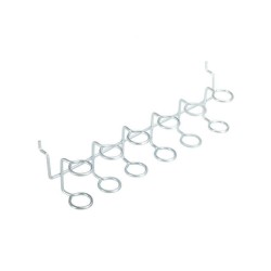 Crochet pour panneau perforé mottez H.6 X L.22.5 X p.5 cm