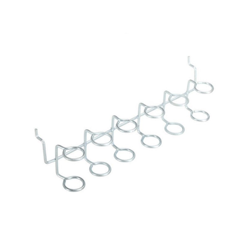 Crochet pour panneau perforé mottez H.6 X L.22.5 X p.5 cm