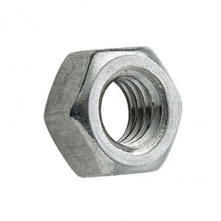 Lot de 4 écrous 6 pans acier diam.14 mm