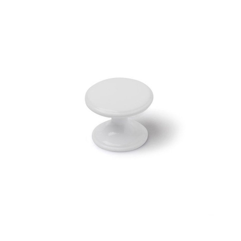 Lot de 4 boutons de meuble rond Zamak peint H.27 X L.33 X p.33 mm