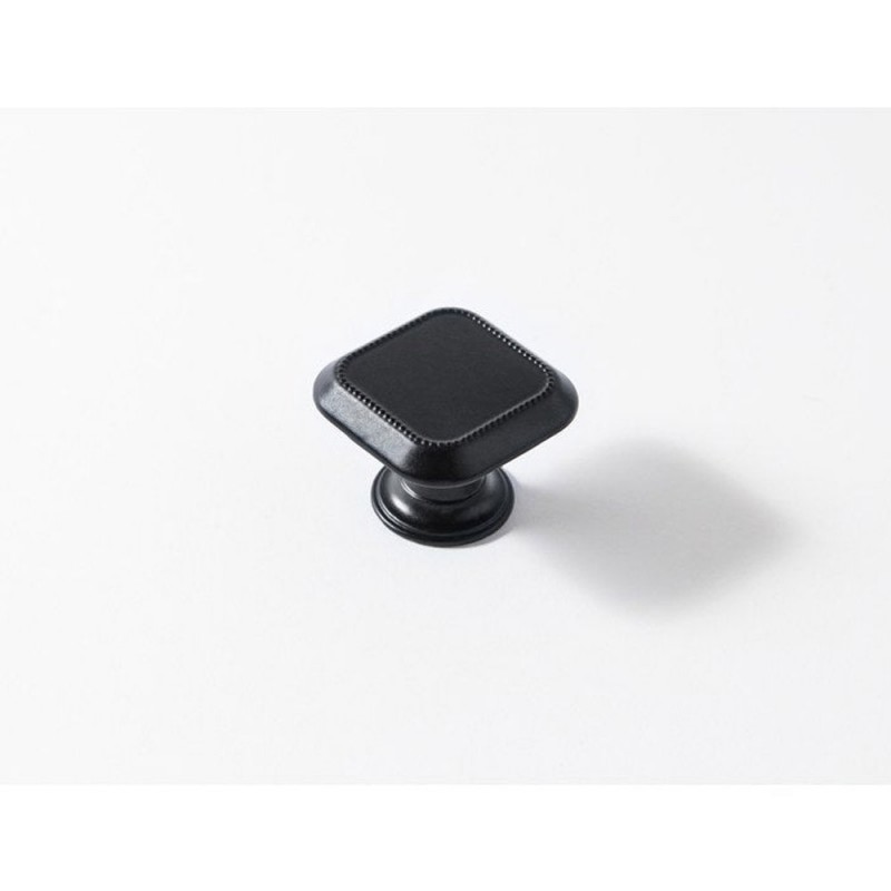 Lot de 4 boutons de meuble carré Zamak peint H.22 X L.30 X p.30 mm