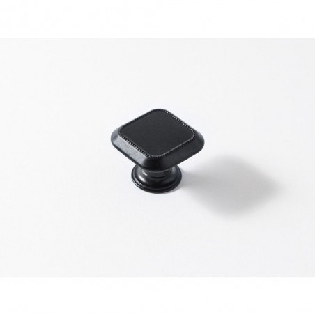 Lot de 4 boutons de meuble carré Zamak peint H.22 X L.30 X p.30 mm