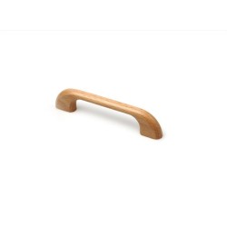 Lot de 6 poignées de meuble entraxe 96 mm bois Verni