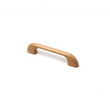 Lot de 6 poignées de meuble entraxe 96 mm bois Verni