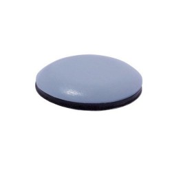 Lot de 8 patins gliss+adhésifgris 25mm