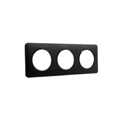 Plaque triple Lumia black