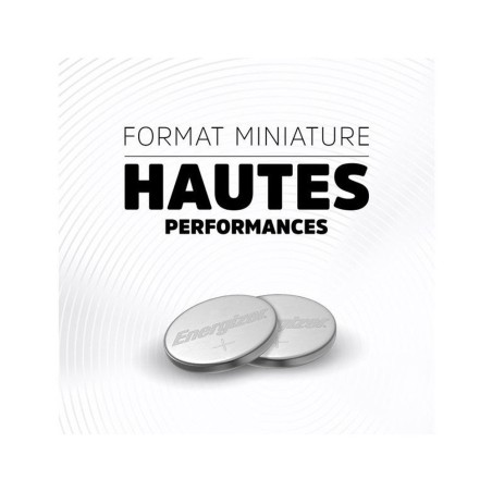 Lot de 2 piles Lithium cr2430-Dl2430 V energizer