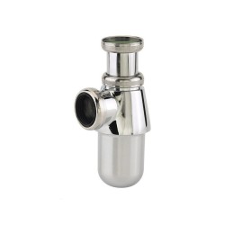 Siphon bouteille àvisser chromé VALENTIN diam.32 mm