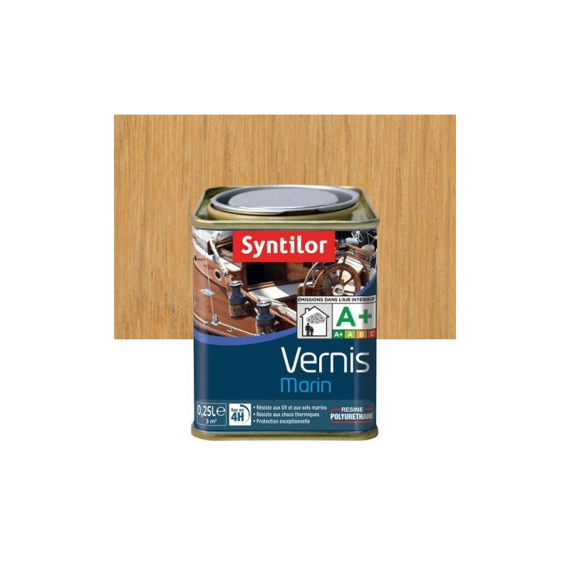 Vernis marin bois SYNTILOR incolore satiné 0.25 L -  - meilleure qualité