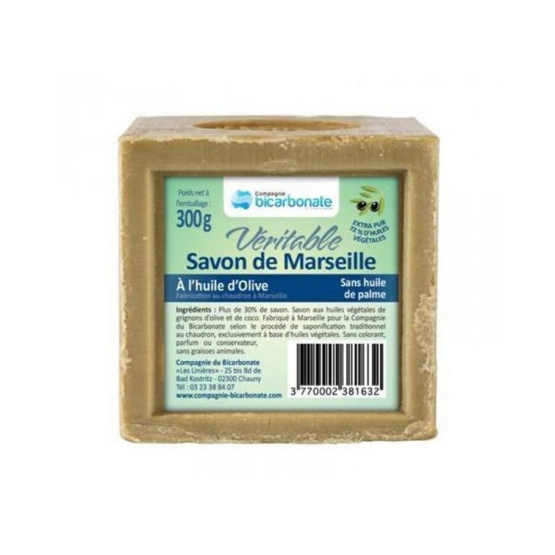 Savon de marseille sans huile de palme 300 gr -  - meilleure qualité