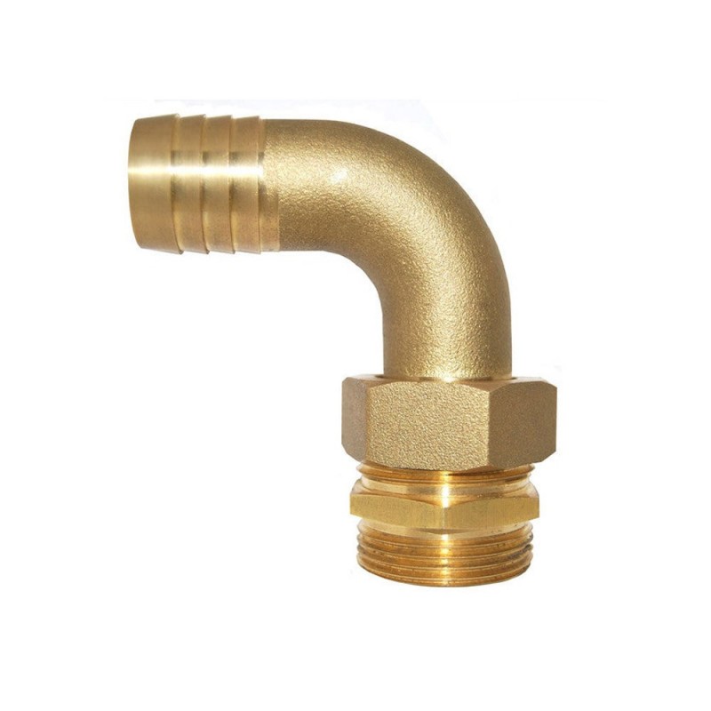 Raccord 3 Pièces coude laiton 26X34 tuyau diam. 25mm