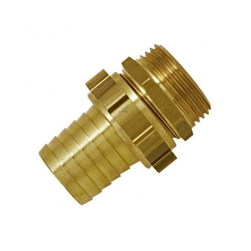 Raccord 3 Pièces droit laiton 26 x 34 tuyau diam. 25 mm