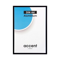 Cadre photo accent 21x29.7 cm noir - meilleure qualité