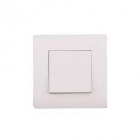 Interrupteur va-et-vient complet basic blanc