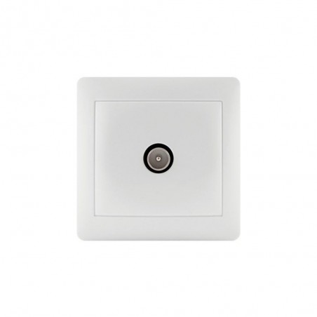 Prise TV saillie surfaceblanc