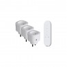 Lot de 3 prises téléables intérieur3000 W