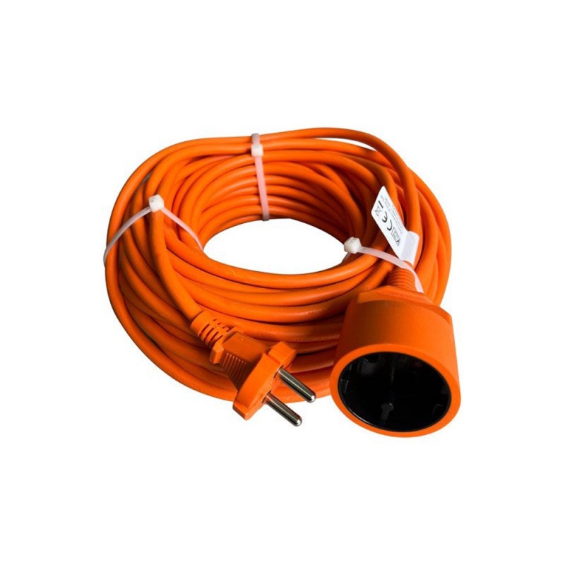 Rallonge électrique de jardin sans terre HO5VVF orange 20 m