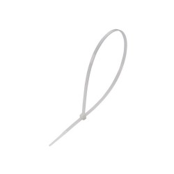 Lot de 100 colliers diam. 3 à90 x L.350 mm blanc