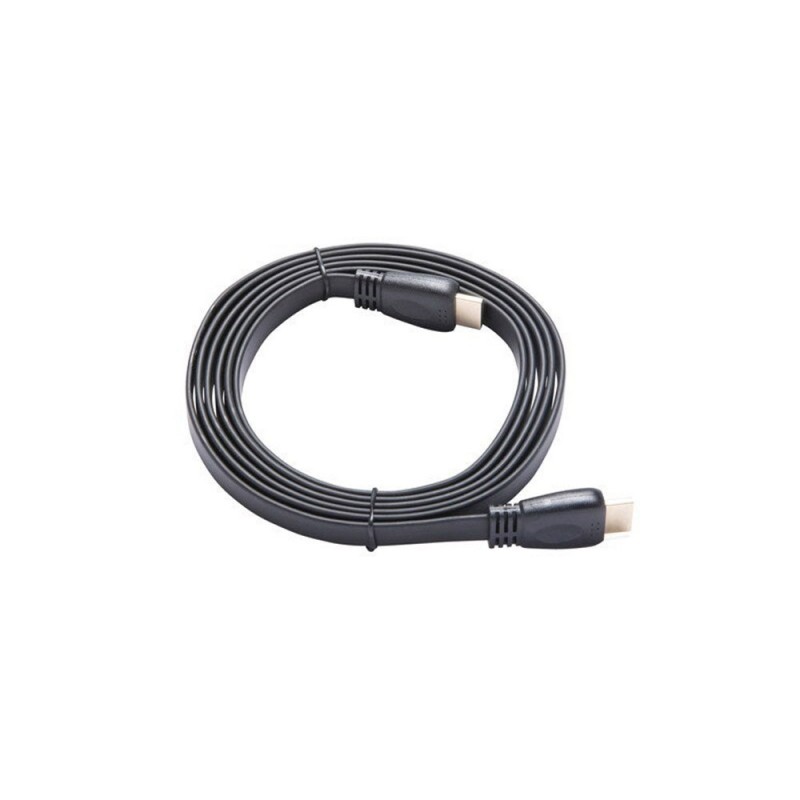 Câble plat hdmi 2.0 2m pvc noir