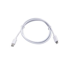 Câble usb c-lightning 1 mètre blanc
