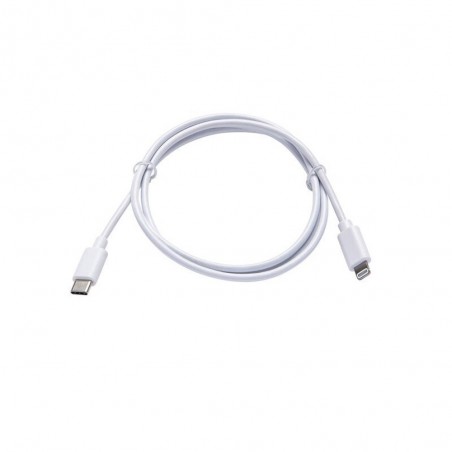 Câble usb c-lightning 1 mètre blanc