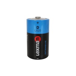 Lot de 2 piles alcaline power+ lr20 d 1.5 v