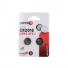 Lot de 2 piles bouton lithium cr2016