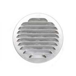 Grille d'aération aluminium naturel diam.12.5 cm -  - meilleure qualité