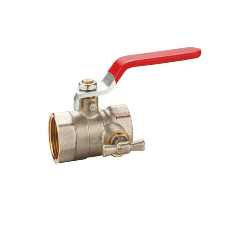 Vanne intégrale manuel longue 1-4 de rond àpurge femelle - femelle 15 x 21 mm 15 x 21 mm