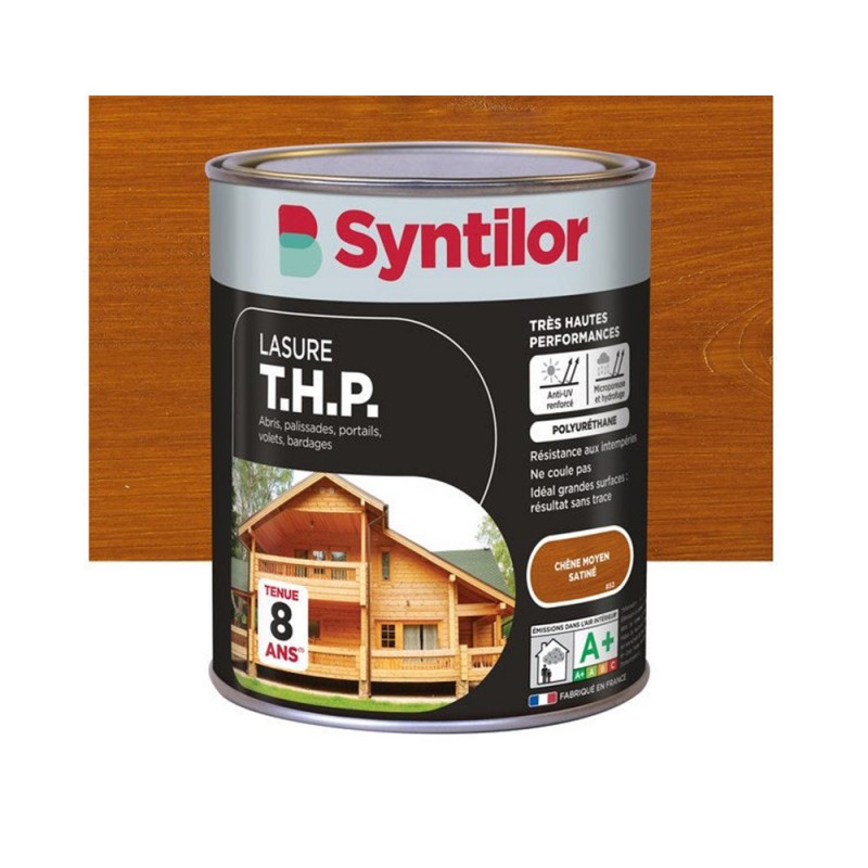 Lasure SYNTILOR tHP 8 ans chêne moyen satiné 1 L -  - meilleure qualité