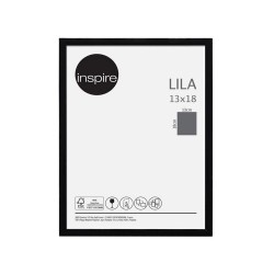 Cadre photo Lila  18x13cm noir - meilleure qualité