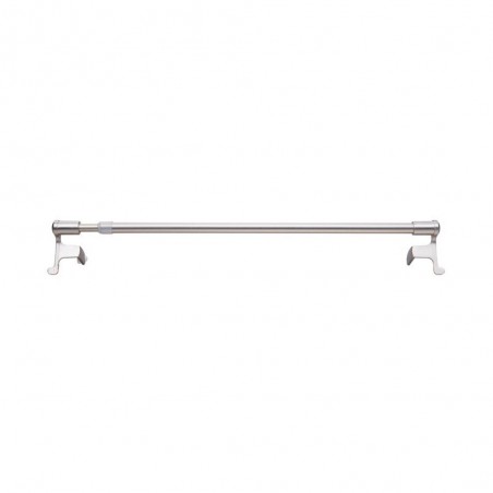 Kit de tringle diam. 7/9 mm Gris brillant 30/50 cm métal -  - meilleure qualité