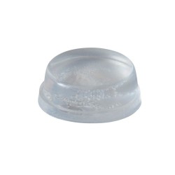 Lot 20 domes antigliss+adhésif.transparent 13mm