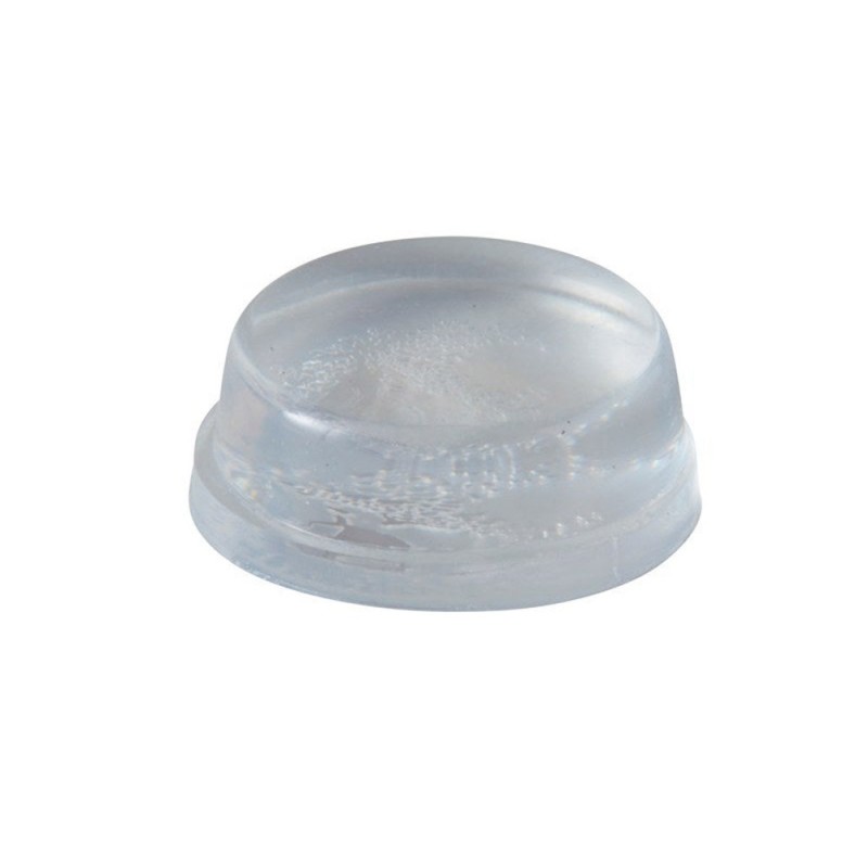 Lot 20 domes antigliss+adhésif.transparent 13mm
