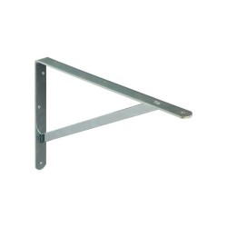 Equerre dolmen en acier zingué p.26.8 x H.40 cm doré