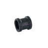 Raccord d25 mm rond noir
