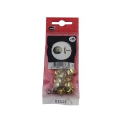 Lot de 65 punaises acier tête bombée x L.7.3 mm