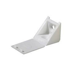 Lot de 8 raccords dangle plastique 23 x 23 x 24 mm blanc