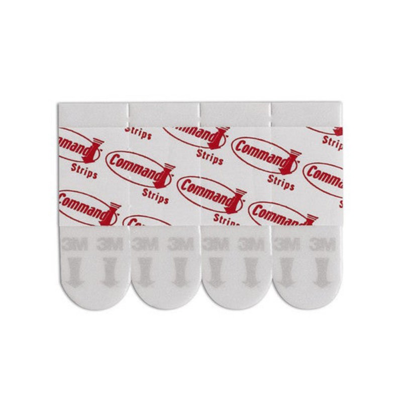 Lot de 12 pastilles adhésives pour postersblanc