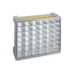 Casier à Vis plastique 42 tiroirs H. 32.5 X L. 40.5 X p. 15 cm